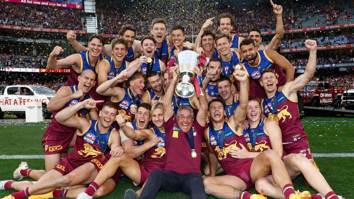 Brisbane Lions win first AFL premiership since 2003