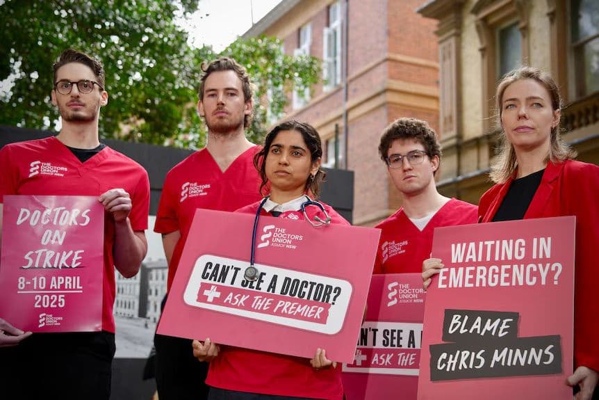 NSW doctors in hospitals will begin a three-day strike