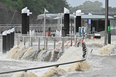 Three men have been arrested for looting in flood regions