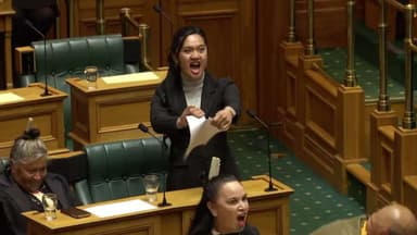 Three Māori MPs set to be suspended over NZ Parliament haka