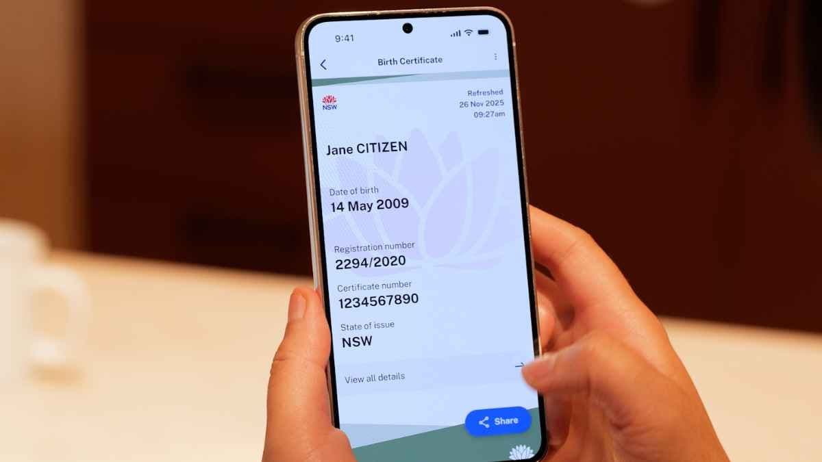 Digital birth certificates will soon be available in NSW