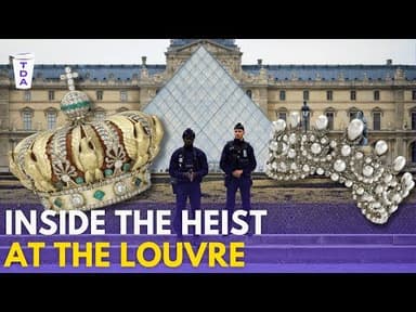How did thieves break into the Louvre?