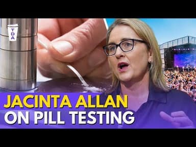 Victoria's pill testing plan