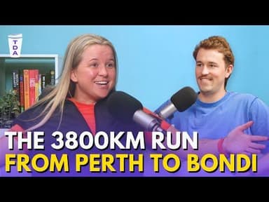 The woman running from Perth to Bondi in 34 days