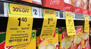 Woolworths and Coles will discount hundreds of items