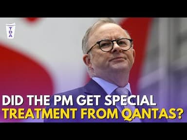 Did Anthony Albanese get special treatment from Qantas?