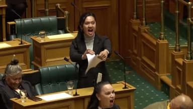 Māori MPs who protested bill with haka suspended without pay