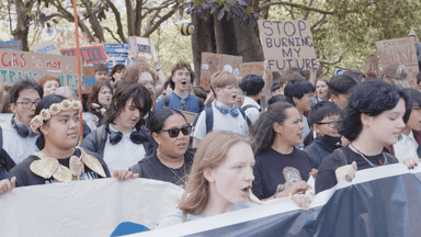 Thousands of students skip school for climate strike