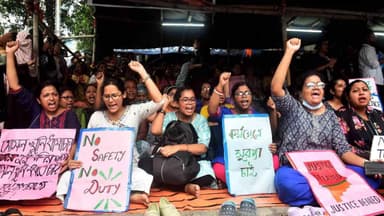 Kolkata officials resign after doctors protest sexual violence