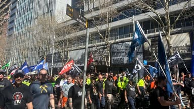 CFMEU-allied unions and workers attended strikes across Australia