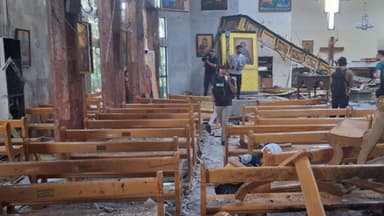 Suicide bomber kills at least 22 people at a church in Syria