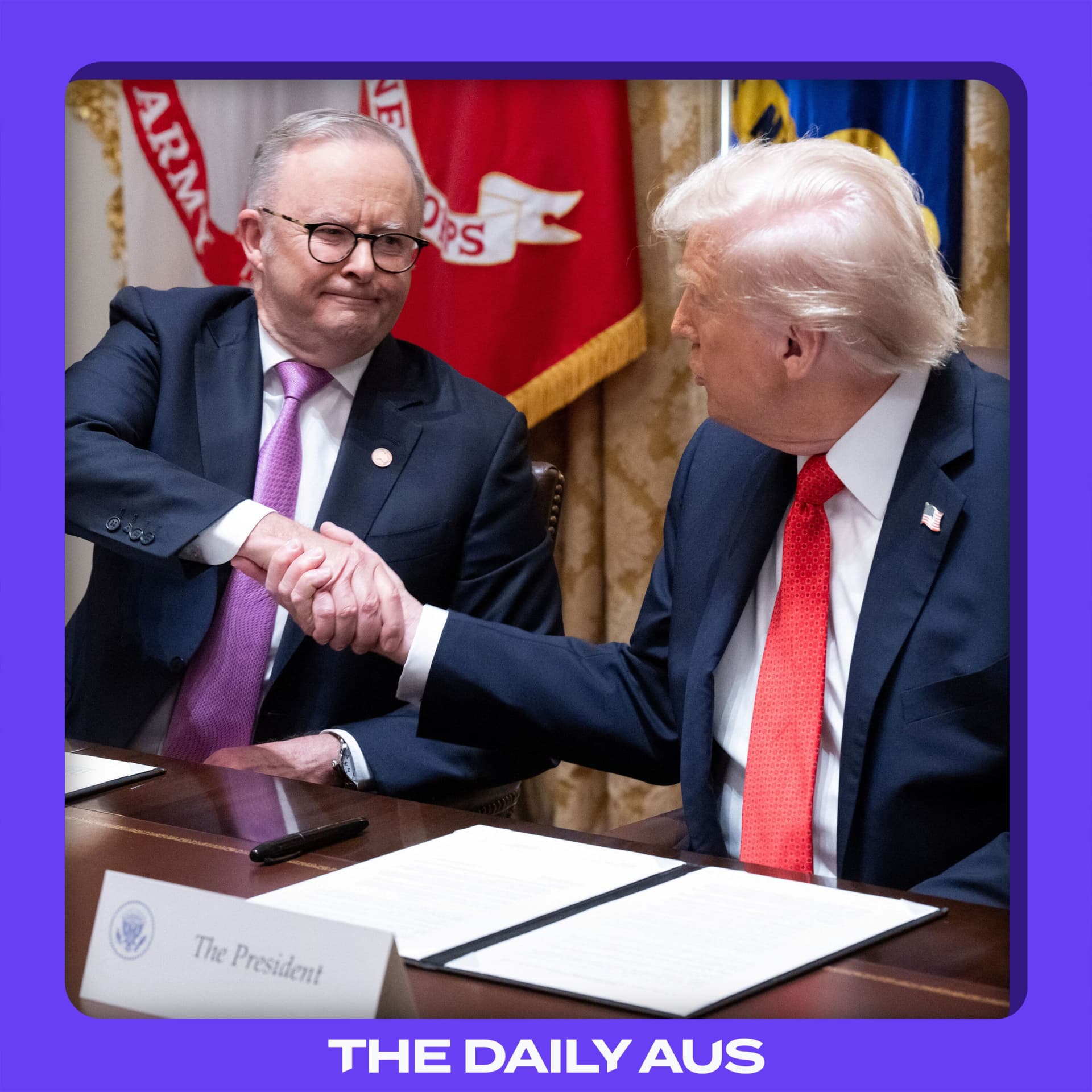 Albanese's first meeting with Trump
