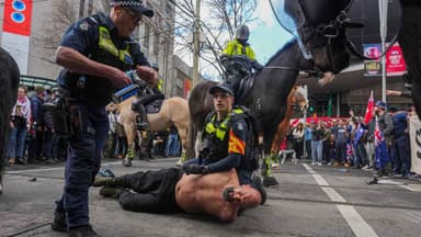 Multiple arrests made at anti-immigration protests on Sunday